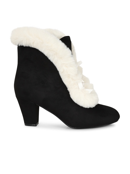 Bottines Pin-up “Tatiana Black and White” – Image 2