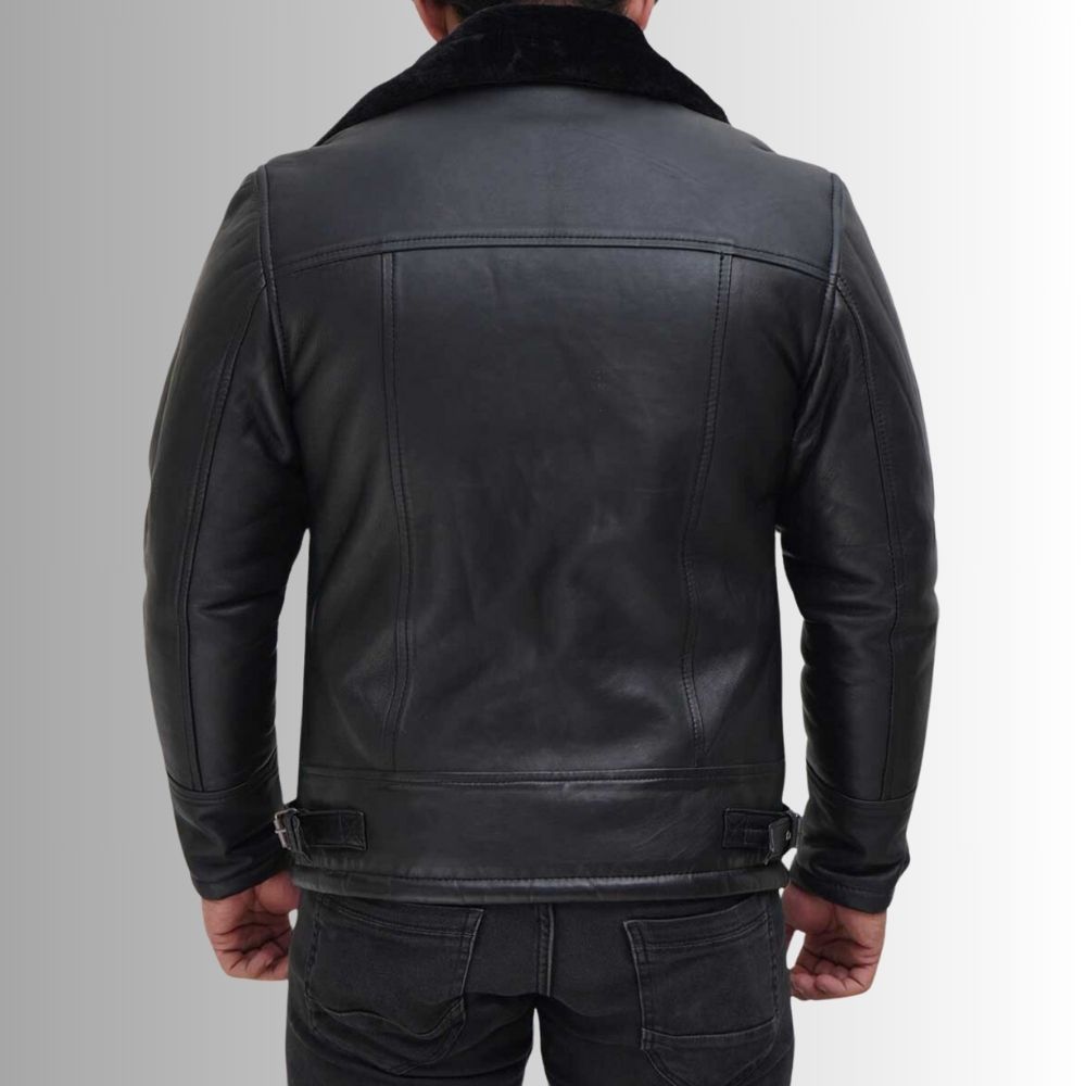 Blouson Bombardier Noir Homme – Image 3