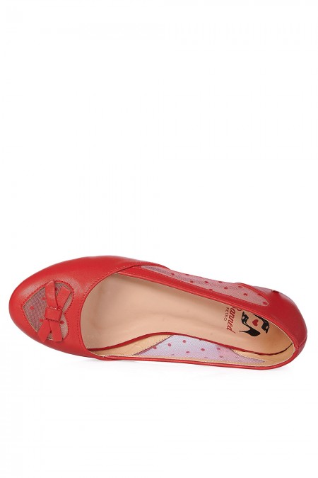 Ballerines “Elagant Spots” Rouge – Image 4