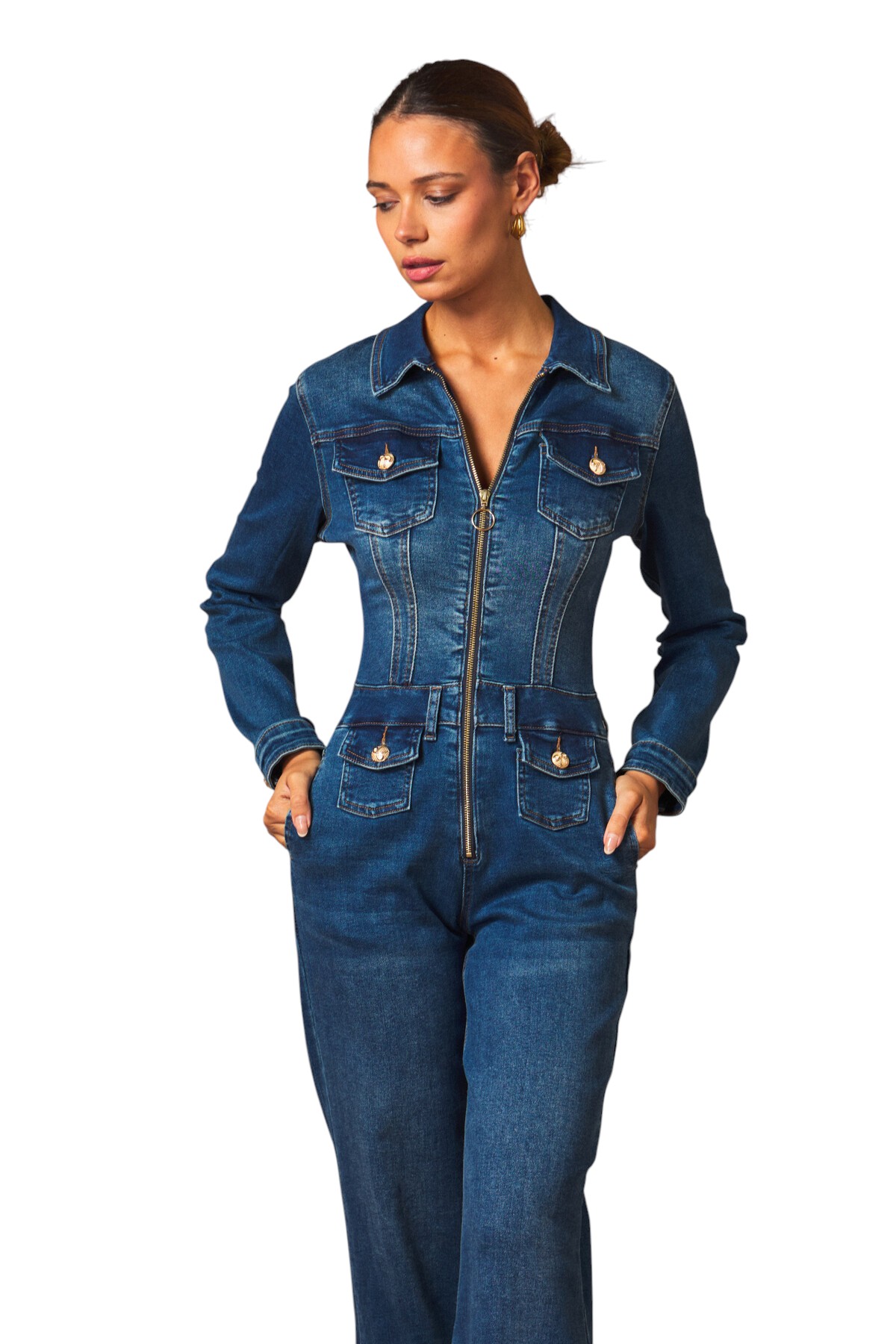 Combinaison Jeans Exensible “Erika” – Image 6