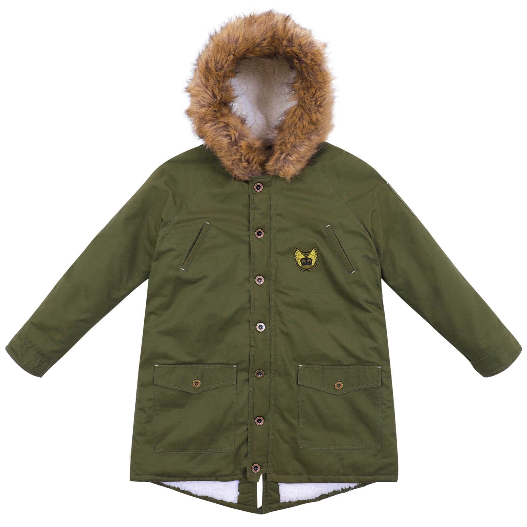 Parka Tendance Kaki Enfant | Fille et Garçon | ROCK & PEACE – Image 4