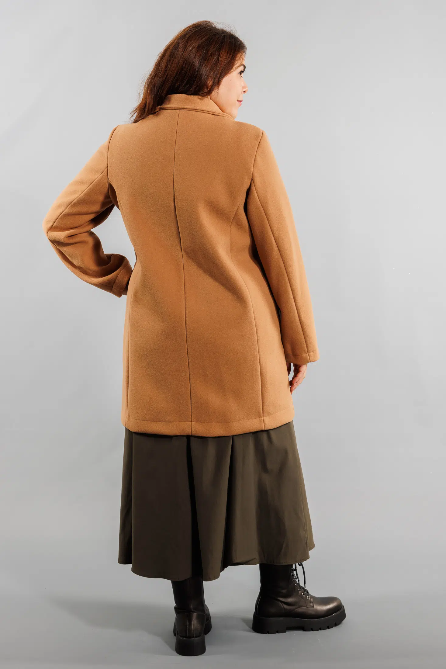 Manteau mi-long Grande Taille – Image 3