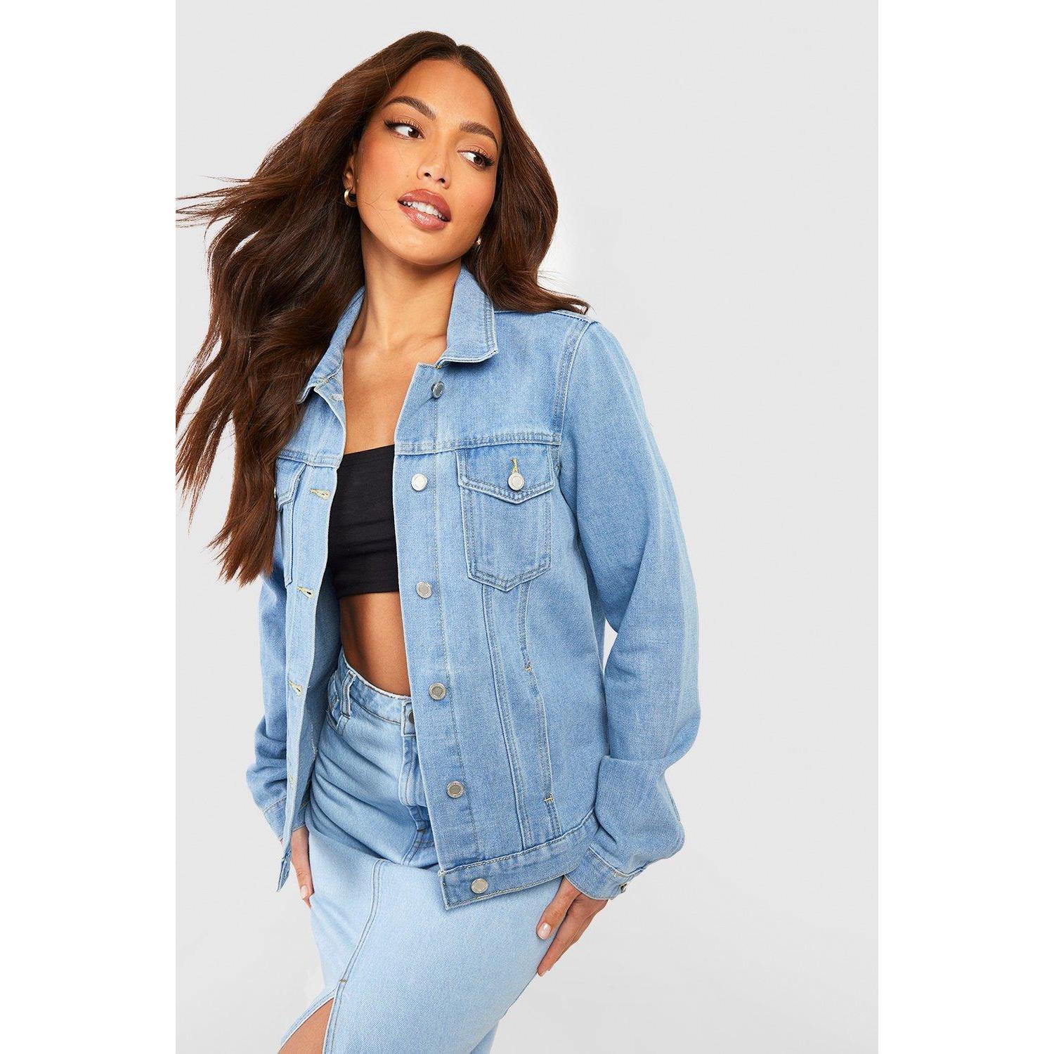 Tall – Veste western en jean – Lumière délavée