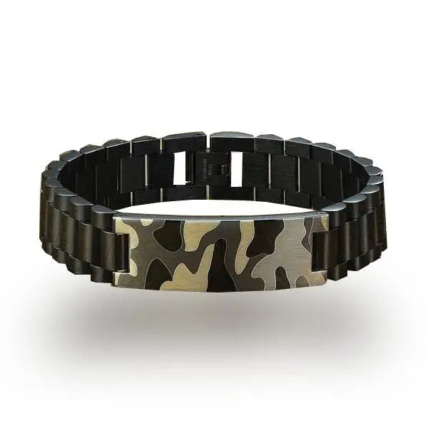 Bracelet Militaire – Amateur De Plein Air Acier Inoxydable