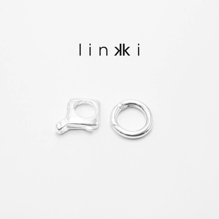 Unisex cuff bracelet in solid silver mesh – Lumi Ø1.0 – Image 6