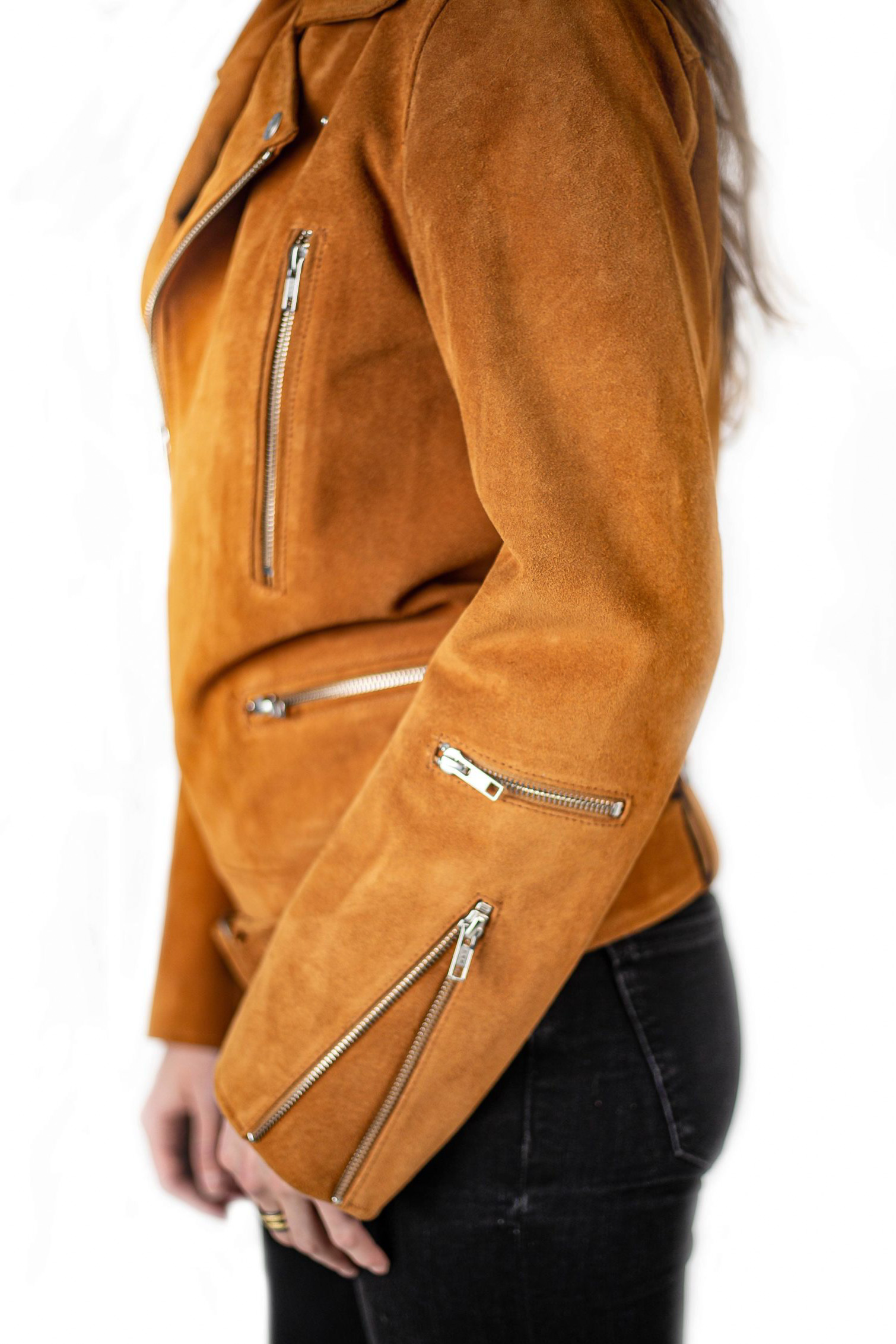 Perfecto en daim moutarde – Image 3