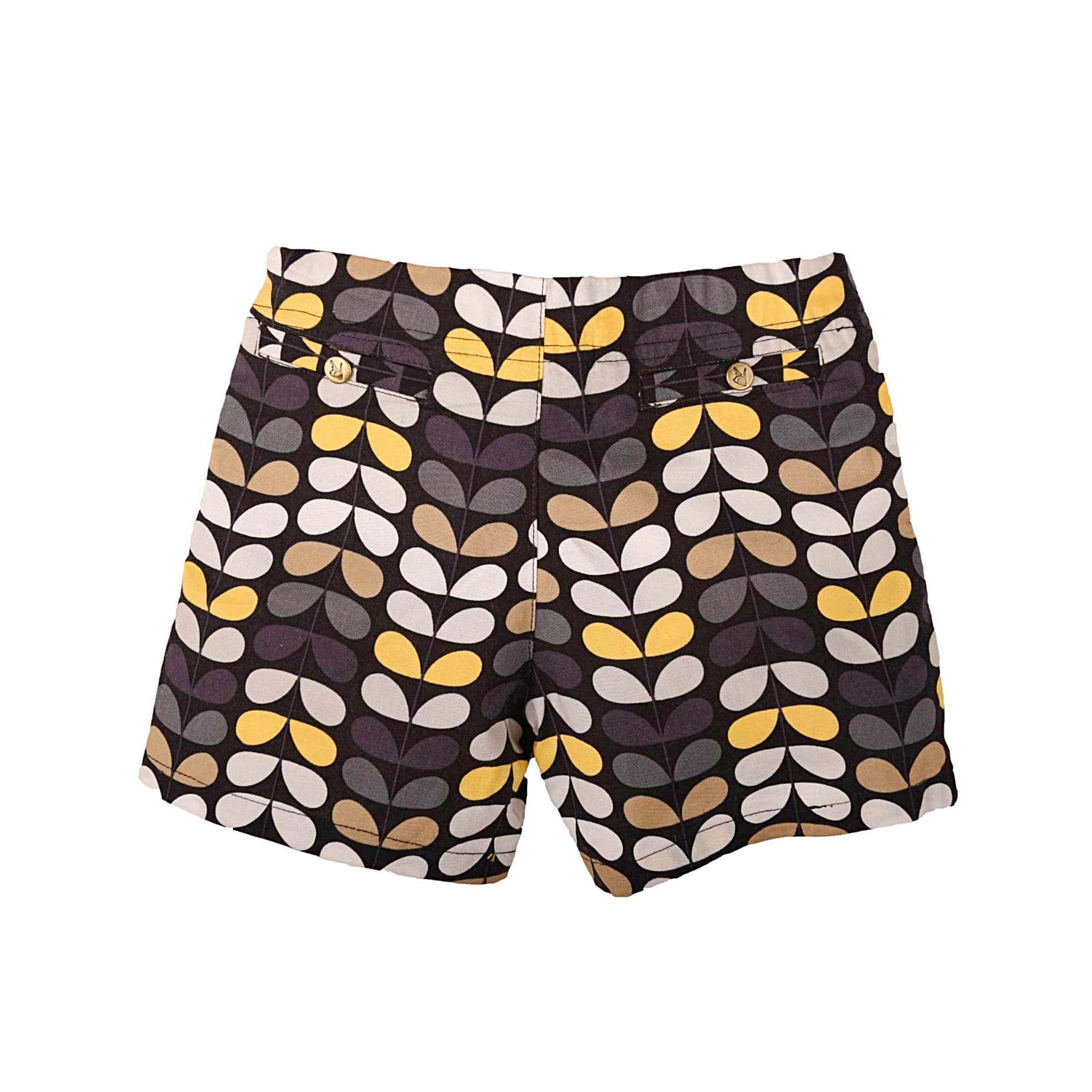 Short Intersaison Fille | Imprimé Jaune, Bleu, Noir | MALICE – Image 4
