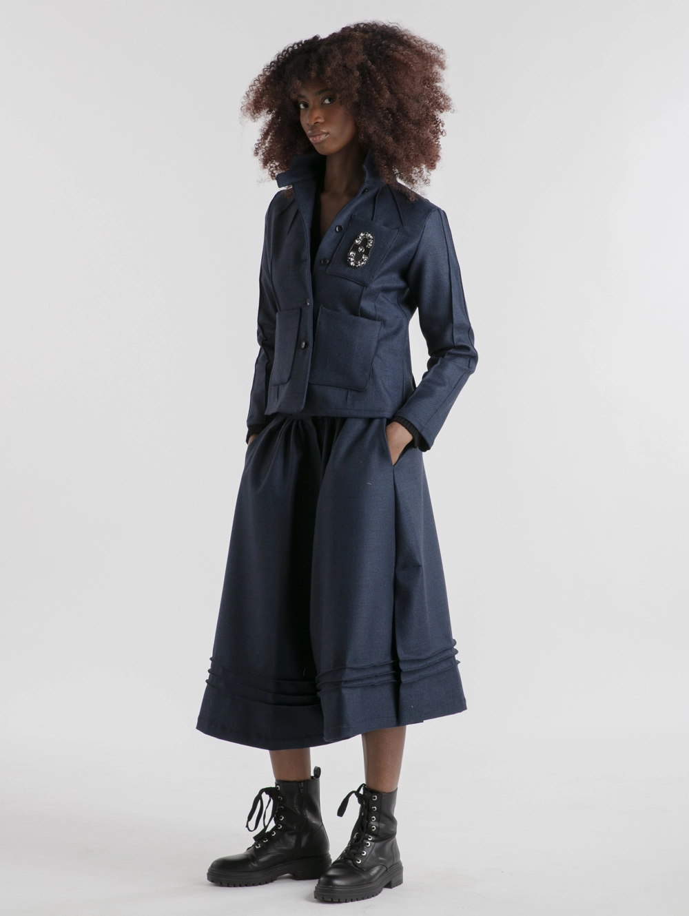 Veste MORI Laine Noir – Image 2